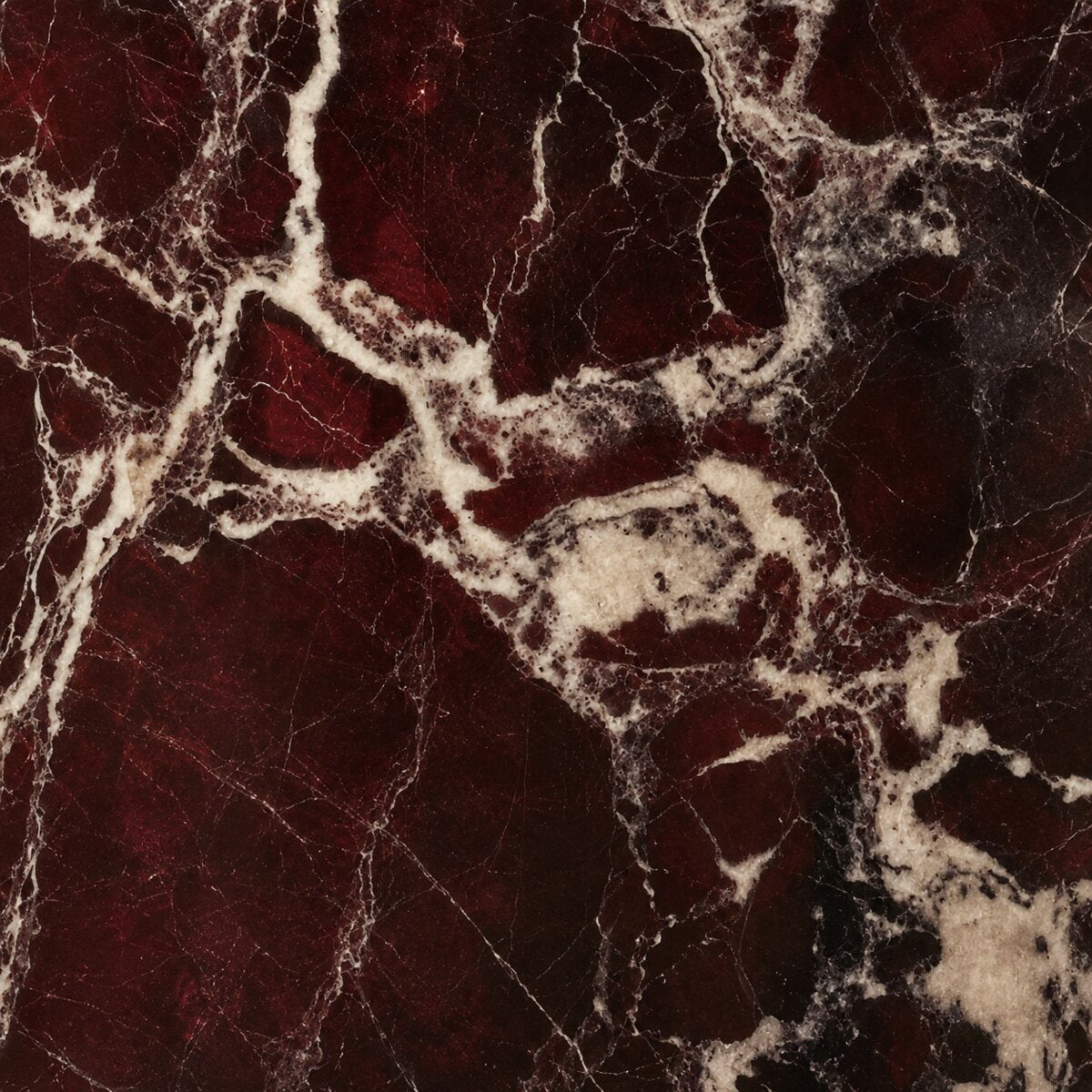 Rechargeable Marble Table Lamp | Rosso Levanto, Cordless, Dimmable | Vada