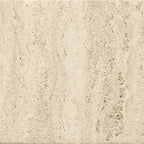 Rechargeable travertine table lamp in beige, cordless and dimmable with USB-C charging