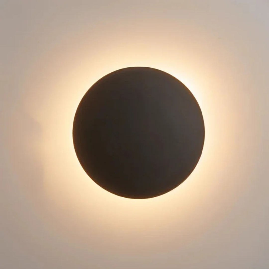 LED Wall Light Round Halo Backlit Glow | Indoor Ambient | 3 Sizes