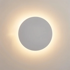 LED Wall Light Round Halo Backlit Glow | Indoor Ambient | 3 Sizes