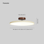 Adjustable flush mount ceiling light dimmable modern minimalist design for bedroom and living room