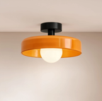 Vintage Glass Ceiling Light 25cm | 5 Colours | E27 Bulb Included