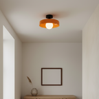 Vintage Glass Ceiling Light 25cm | 5 Colours | E27 Bulb Included