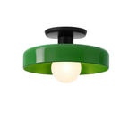 Vintage Glass Ceiling Light 25cm | 5 Colours | E27 Bulb Included