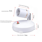 Wireless spotlight mini LED accent light, dimmable, cordless