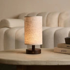 Rechargeable Table Lamp | Cordless Wooden, Dark Brown, Dimmable