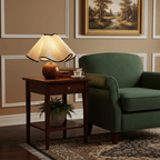 Table lamp with sculpted wave design and 3-step dimming, E26/E27, indoor use
