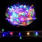Christmas string lights 50M multi colour LED outdoor, 8 lighting modes