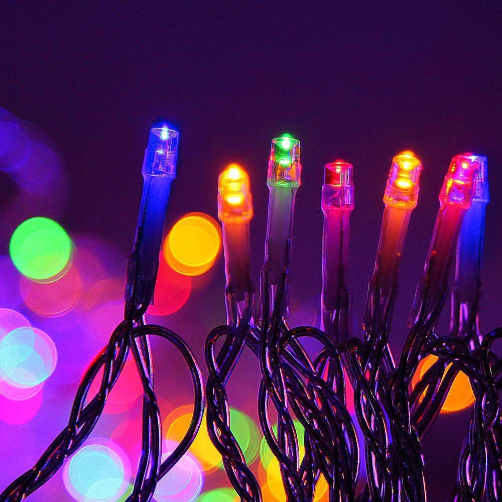 Christmas string lights 50M multi colour LED outdoor, 8 lighting modes