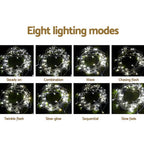 Christmas string lights 100M with 500 cool white LEDs for outdoor and indoor decor