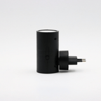 LED Plug-In Wall Lamp | Black, Dimmable, Light Sensor