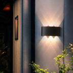 Outdoor Wall Light | Energy-Efficient LED, Weatherproof | Black & White