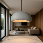 Modern dimmable pendant light with adjustable cable, E27 fitting, minimalist ambient home lighting