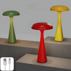 Cordless desk lamp with jellyfish shape, portable ABS design, warm white light