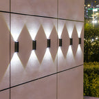 Solar Outdoor Wall Light | Up Down Glow, Wireless, IP65