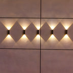 Solar Outdoor Wall Light | Up Down Glow, Wireless, IP65