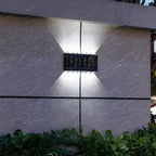 Solar Outdoor Wall Light | Up Down Glow, Wireless, IP65