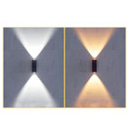 Solar Outdoor Wall Light | Up Down Glow, Wireless, IP65