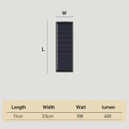 Solar Outdoor Wall Light | Up Down Glow, Wireless, IP65