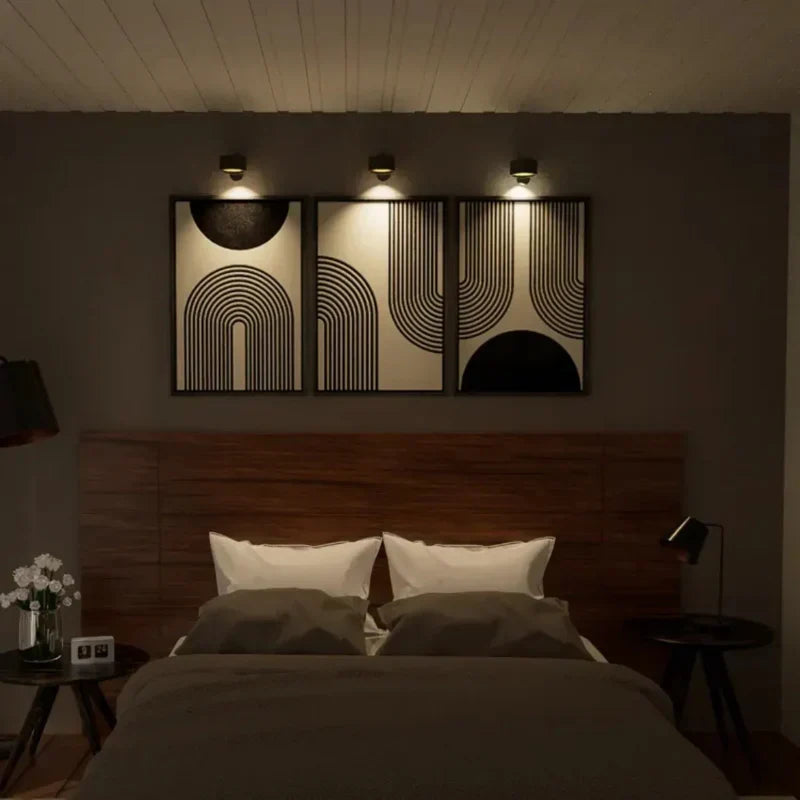 Cordless LED Wall Light | Magnetic Mount, 360° Rotation, Dimmable | Ondine