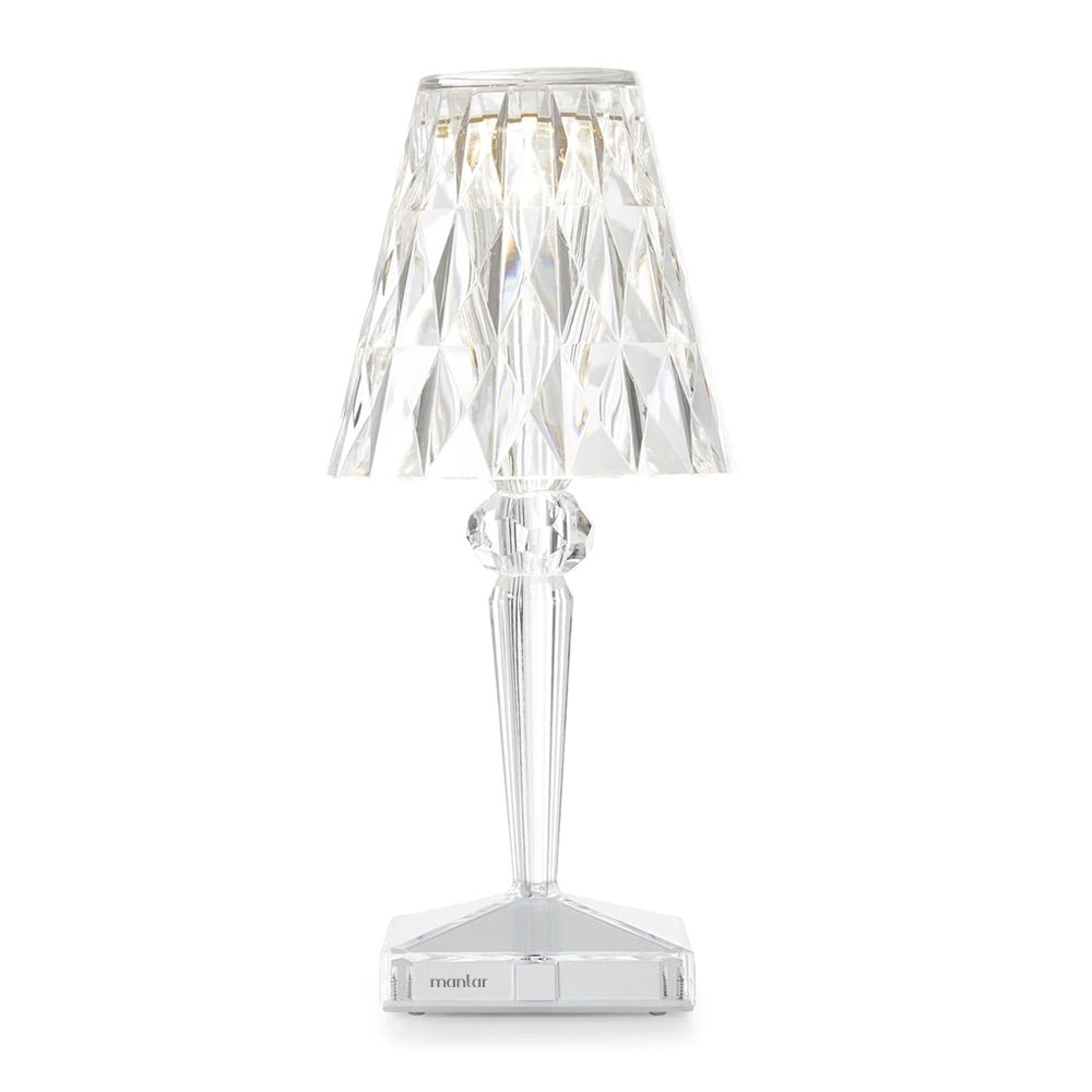 Cordless Crystal Table Lamp | Touch Control, USB Rechargeable
