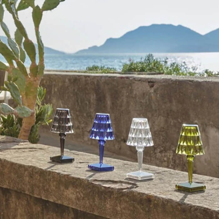 Cordless Crystal Table Lamp | Touch Control, USB Rechargeable