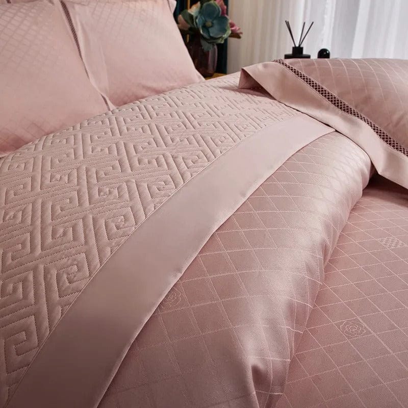 Blush Egyptian Cotton Duvet Cover Set - Luxury Bedding