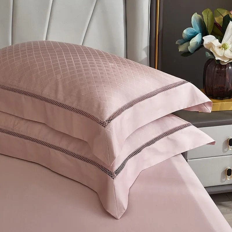 Blush Egyptian Cotton Duvet Cover Set - Luxury Bedding