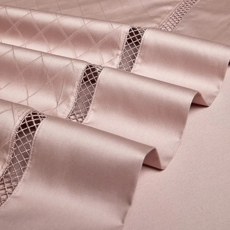 Blush Egyptian Cotton Duvet Cover Set - Luxury Bedding