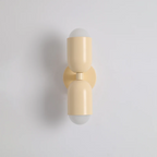 Nina | LED Wall Sconce | 2-Light Modern Cylinder Design | Metal, Warm White