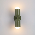 Nina | LED Wall Sconce | 2-Light Modern Cylinder Design | Metal, Warm White