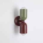 Nina | LED Wall Sconce | 2-Light Modern Cylinder Design | Metal, Warm White
