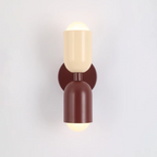 Nina | LED Wall Sconce | 2-Light Modern Cylinder Design | Metal, Warm White