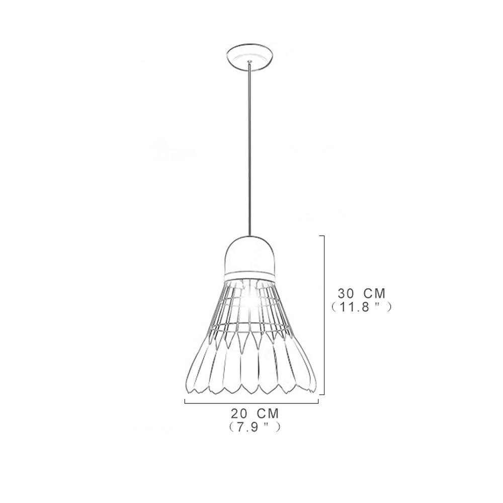 Industrial Pendant Light | Single Bulb, Metal, Geometric