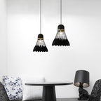 Industrial Pendant Light | Single Bulb, Metal, Geometric