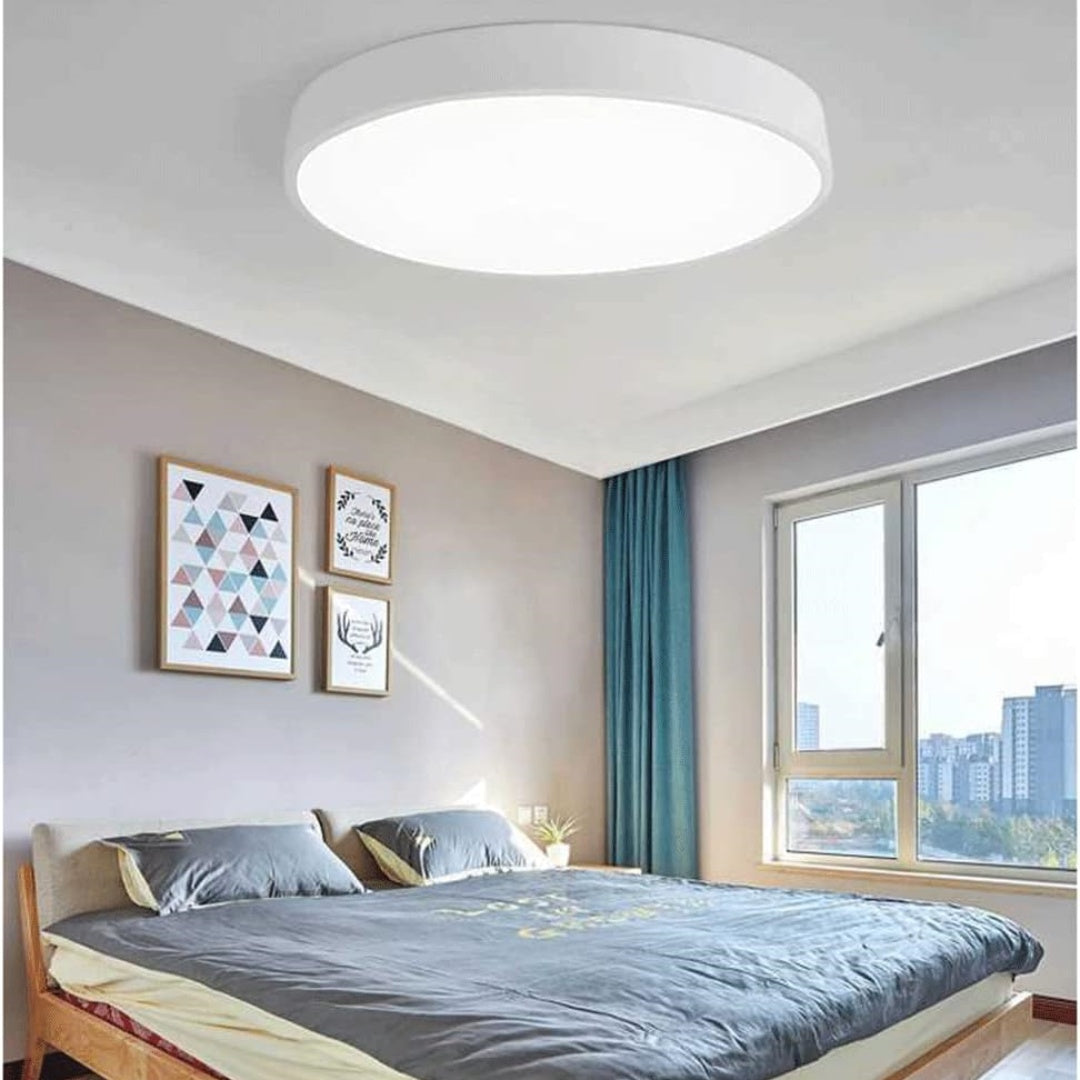 LED Ceiling Light Round Flush Mount | Iron &, Multi-Size | Galia