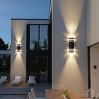 Outdoor Wall Light Aluminium Glass Modern | Weatherproof, E27