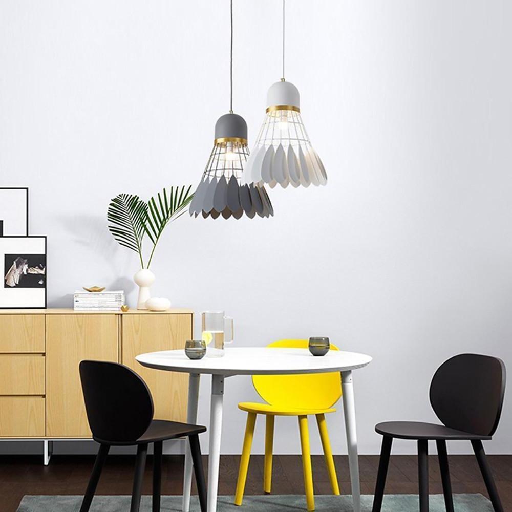 Industrial Pendant Light | Single Bulb, Metal, Geometric