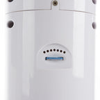 Outdoor misting fan portable evaporative cooler pedestal oscillating white LED display