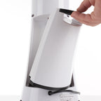 Outdoor misting fan portable evaporative cooler pedestal oscillating white LED display