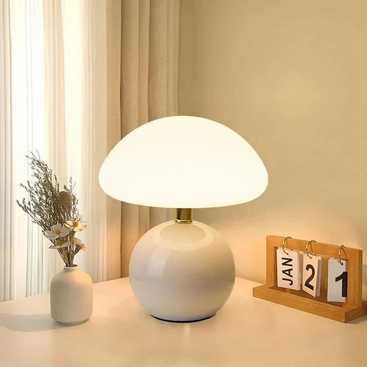 Riko Mushroom Table Lamp - LED Night Light - Modern Home Decor