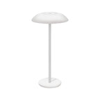 Cordless table lamp in solid iron with touch control and warm white LED