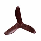 DC ceiling fan with remote control and 6-speed quiet DC motor, modern low profile design
