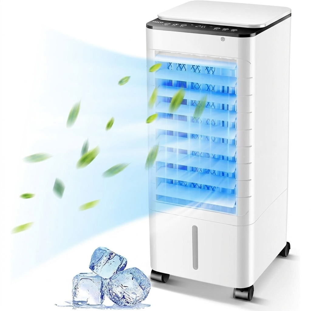 Portable Air Conditioner | Mobile Air Cooler, 4-in-1 | Remote Control, 3 Speeds