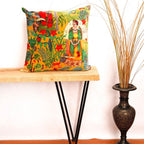 Yellow Botanical - Velvet Cushion Cover Decorative Throw Pillow