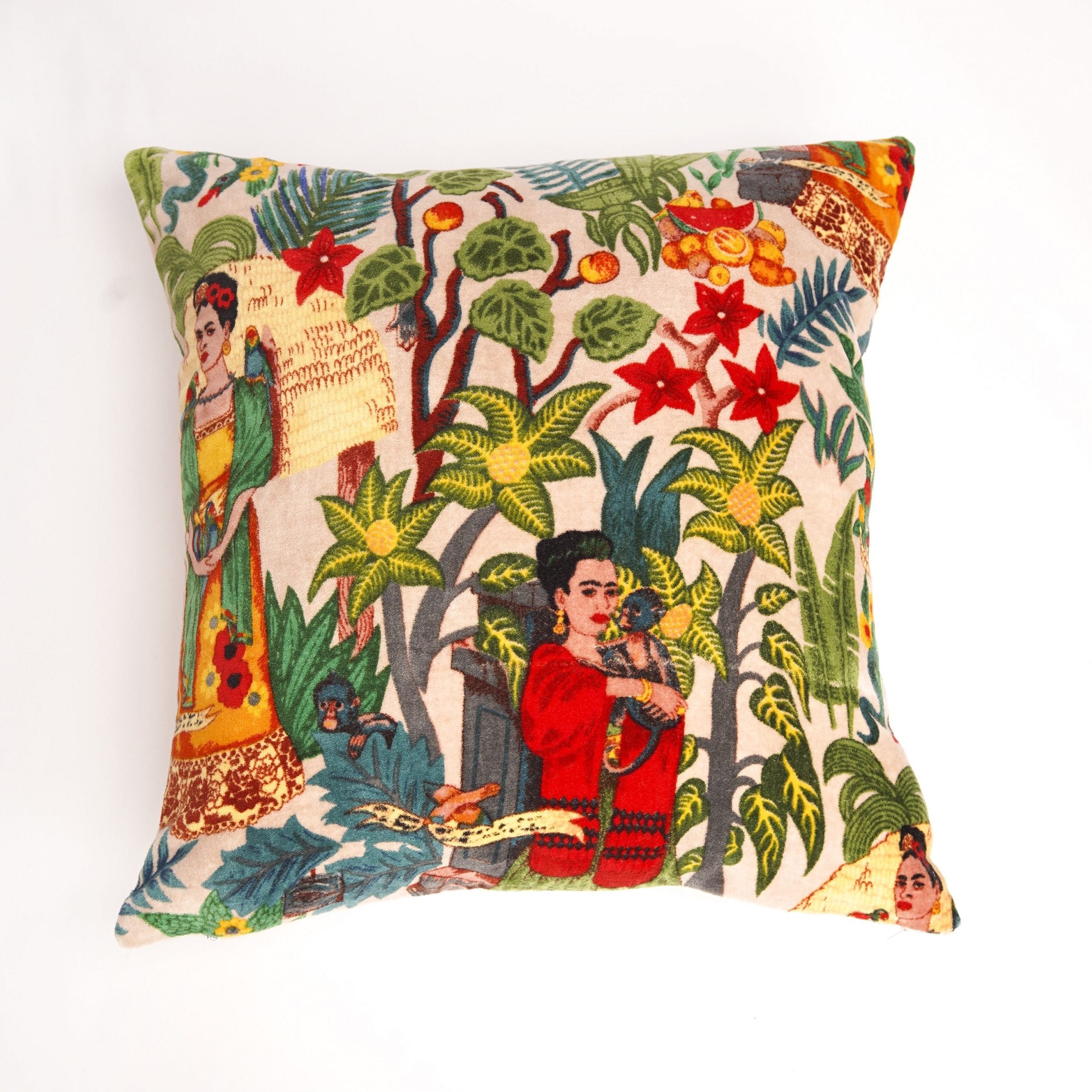 Botanical Velvet Cushion Cover