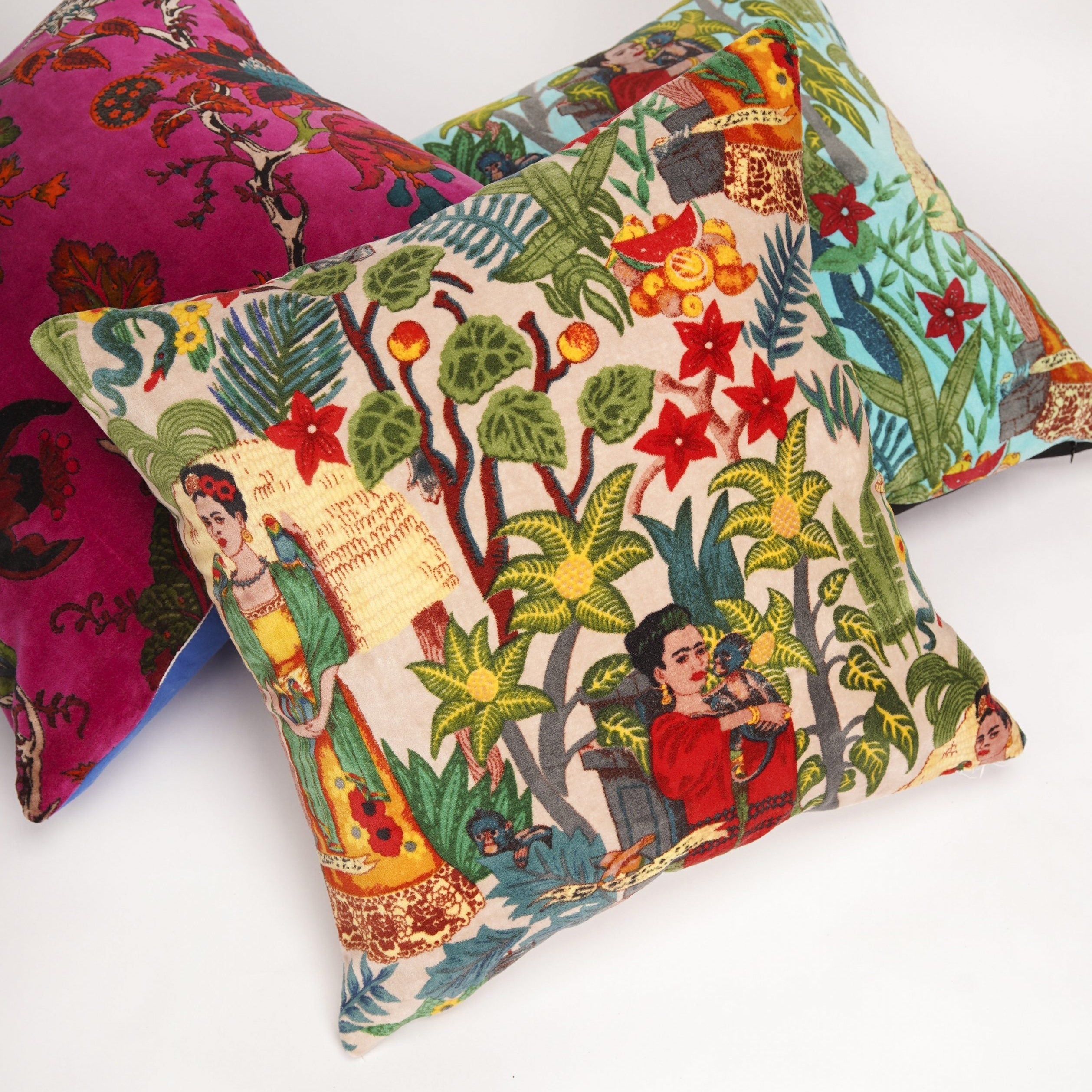 Botanical Velvet Cushion Cover