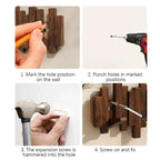 Coat Rack Piano | Walnut or Beech Wood