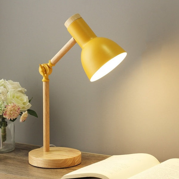 Xanthe | Indoor Table Lamp | Adjustable LED Desk Light | Metal & Wood, Nordic