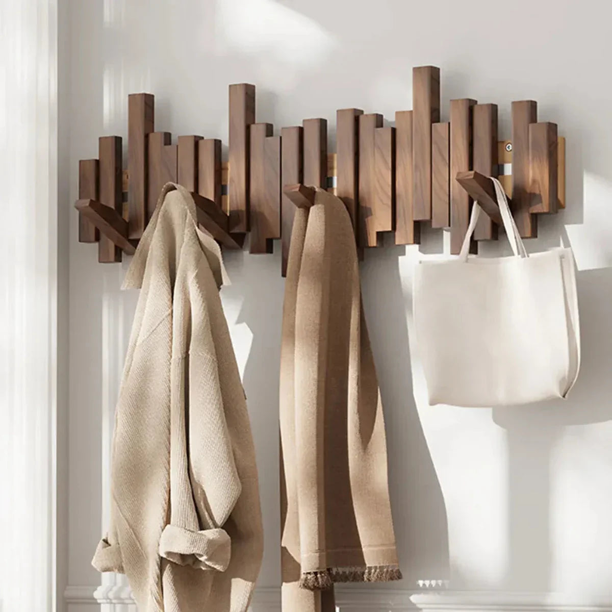Coat Rack Piano | Walnut or Beech Wood